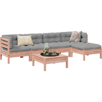 Zahradní lavice zahrada-XL 6dílná zahradní sedací souprava s poduškami masivní douglaska 3299406