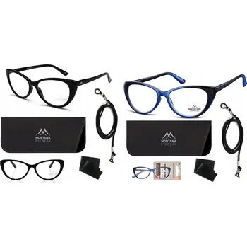 Brýle na čtení DIOPTRICKÉ BRÝLE PLUSY PRO ČTENÍ POČÍTAČE POUZDRO HADŘÍK +1.5 2 PÁRŮ