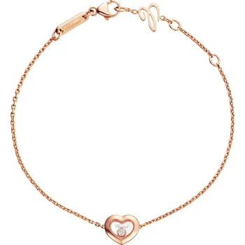 Šperk Zlatý Náramek Chopard Happy Diamonds 85A054-5001