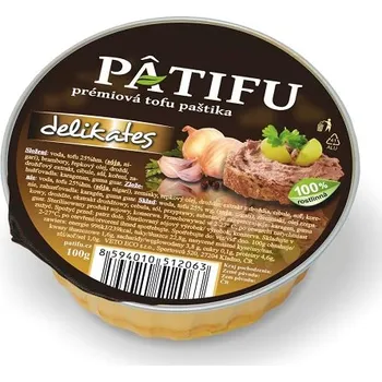Veto eco Patifu prémiová tofu paštika delikates, 20x 100 g