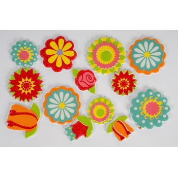 samolepka FANDY Samolepky pěnové 28 kytky