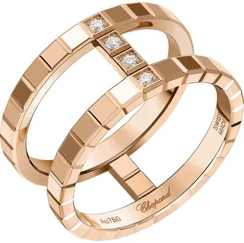 Prsten Zlatý Prsten Chopard Ice Cube 827006-5010