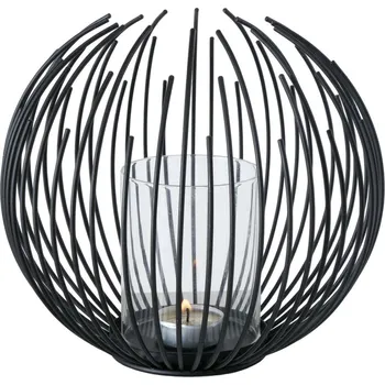 Lucerna Lucerna Cylon, železo, sklo, černá, výška: 20 cm&nbsp;1021303