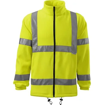 Pánská casual bunda Rimeck Uni fleecová bunda 5V1 reflexní žlutá M