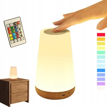 Lampička NOČNÍ LAMPA LED STMÍVATELNÁ PRO DĚTI S DOTYKOVÝM SENZOREM + DÁLKOVÉ OVLÁDÁNÍ