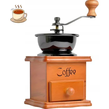 Mlýnek na kávu RUČNÍ MLÝNEK NA KÁVU, RUČNÍ STAROŽITNÝ LITINOVÝ MLÝNEK NA KÁVU SE ZÁSUVKOU