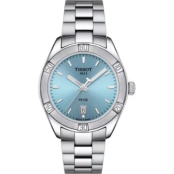 Módní doplněk Tissot PR 100 Sport Chic Lady Ice Blue T101.910.11.351.00