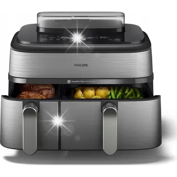 fritéza Philips Series 5000 NA555/00 Stříbrná