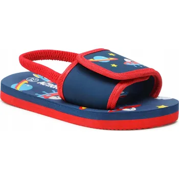 Chlapecké sandály ACTION BOY dětské sandály textilní modré velikost 27