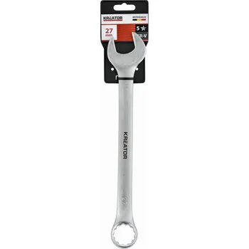 Klíč Oboustranný klíč očko/otevřený 27mm KREATOR KRTH30422