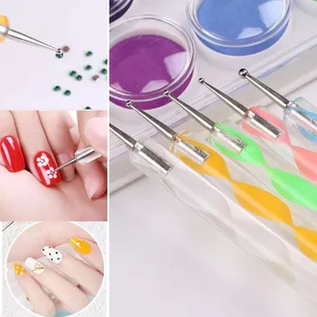 Přípravek na nehty Sada 5 oboustranných sond pro zdobení nehtů