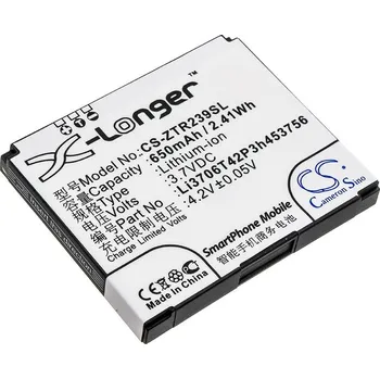 Baterie pro mobilní telefon Baterie Cameron Sino CS-ZTR239SL, Li-Ion, 650