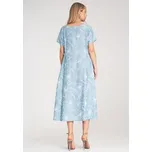 FIGL Koktejlové šaty M1181 Modrá A-Line Fit OS