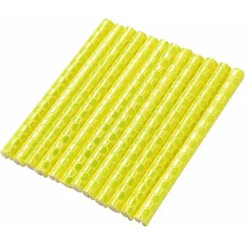 Reflexní trubičky na paprsky 3M žluté, sada 12 ks