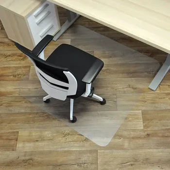Podložka pod nábytek Průhledná ochranná podložka pod židli na hladké povrchy FLOMA OCMat Profi - 134 x 120 x 0,15 cm