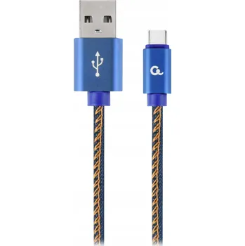 Datový kabel Kabel Gembird USB - USB typ C 1 m modrý