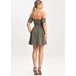 FIGL Koktejlové šaty M1026 Zelená Regular Fit L