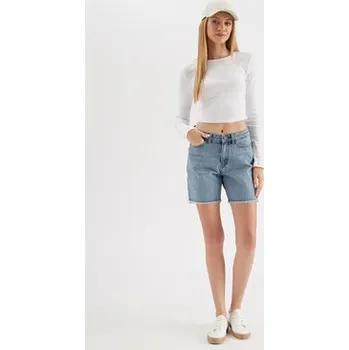 Dámská halenka Noisy May Halenka Maya 27027280 Bílá Slim Fit S