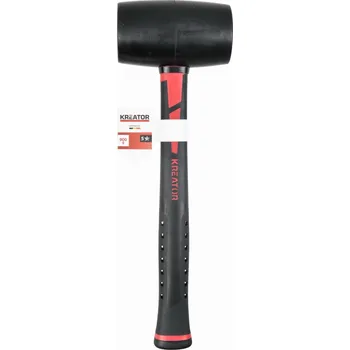 Palice Gumová palice černá 900g -Sklolaminátová násada KREATOR KRTH90703