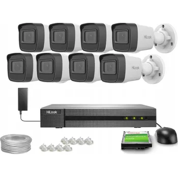 Bezpečnostní kamera Sada pro monitoring 8x IPCAM-B2-P Full HD PoE IR 20m H.265+, IP67 Hilook