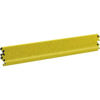 Podlahová lišta Žlutá PVC vinylová soklová podlahová lišta Fortelock Industry - 51 x 10 cm a tloušťka 0,7 cm