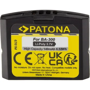 Příslušenství pro sluchátka PATONA Sennheiser BA300/HC BA-300 baterie pro sluchátka