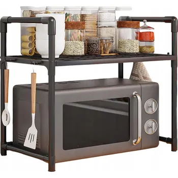 police KUCHYŇSKÁ POLICE STOJAN POD MIKROVLNNOU TROUBU NASTAVITELNÁ ROZTAHOVACÍ