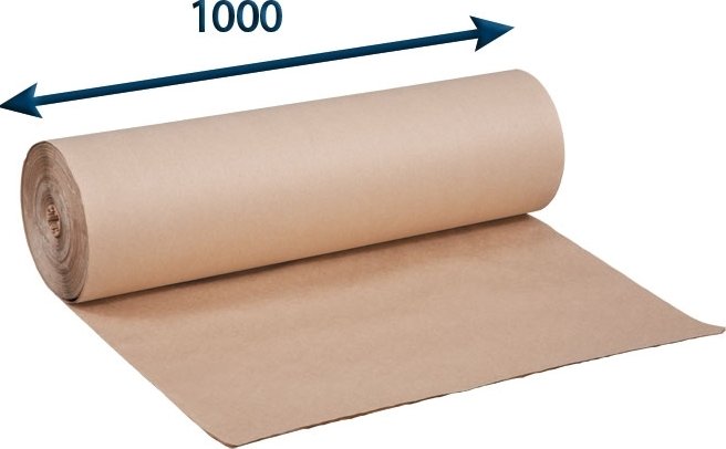 Papír balicí - Role - šedák š.1000, 90g/m2, role po 10 kg
