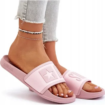 Dámské pantofle Dámské nazouváky Big Star NN274A647 růžové 36