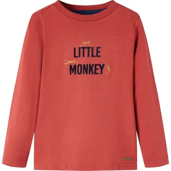 Chlapecké tričko Dětské tričko s dlouhým rukávem červené 140 - 8721012026049