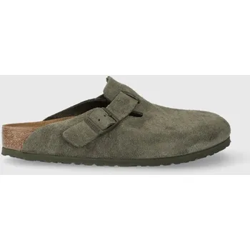 Dámské pantofle Semišové pantofle Birkenstock 1024721 zelená 78X, EUR 40