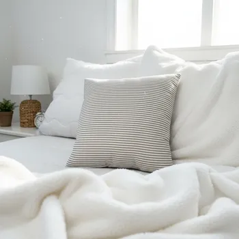 Polštář Polštář Klasik 40x40 - Pruhy modré