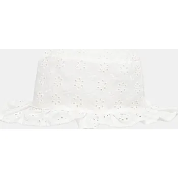 Klobouk Dětský bavlněný klobouk United Colors of Benetton 6UAGGA01E.P.Seasonal bílá 00X, vel. 51