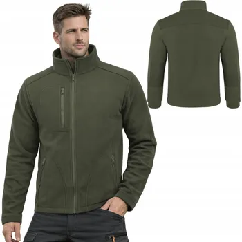 Pracovní obuv PRACOVNÍ FLEECE POLAR olivová khaki mikina fleecová ZATEPLENÁ BOZP ochranná ROZEPÍNACÍ