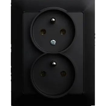 vypínač Zásuvka dvojnásobná Opál