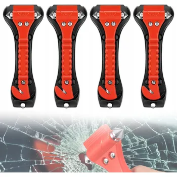 Kladivo Kladivo na rozbíjení autoskel s nožem na přeřezání bezpečnostních pásů, nouzové