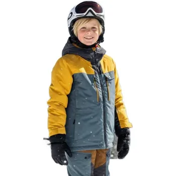 Chlapecká lyžařská bunda COLOR KIDS-Jr. Ski Jacket - Colorbl.-7842-Stormy Weather Šedá 164