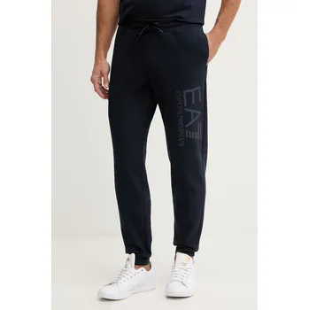 Bavlněné tepláky EA7 Emporio Armani AF22266.7M001415 námořnická modř 59X, vel. M