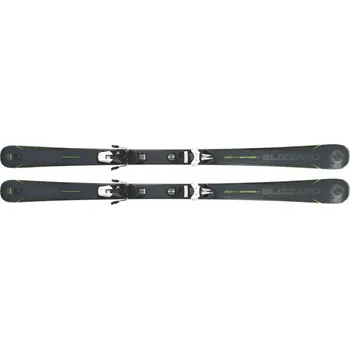 Sjezdové lyže Lyže na sjezdovku - on piste BLIZZARD-WCR Power, black/green, rental, flat Černá 167 cm