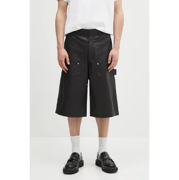 Dámské kraťasy Kožené šortky Wales Bonner Ivy US25LE03.LE02.999 černá 99X, vel. M