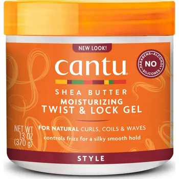 Stylingový přípravek CANTU TWIST&LOCK GEL silný gel pro styling vlasů, fixace afro lokny, vlny, kudrny
