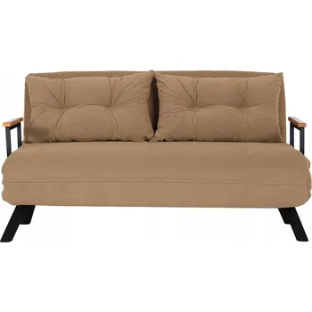 Pohovka ROZKLÁDACÍ POHOVKA PRO 2 OSOBY SANDO V2 SVĚTLE HNĚDÁ Asir