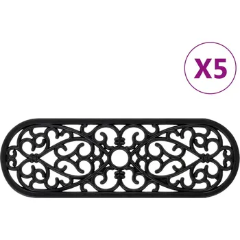 Nášlap na schod Nášlapy na schody 5 ks 25 x 75 cm guma - 8721012224414