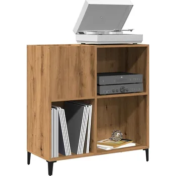 Skříňka na LP desky dub artisan 84,5x38x89 cm kompozitní dřevo - 8721158444158