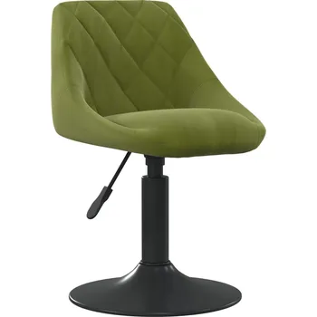 Jídelní židle Jídelní židle světle zelená samet - 8720286753439