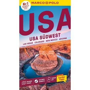 Cestování MARCO POLO Reiseführer USA Südwest, Las Vegas, Colorado, New Mexico, Arizona, Utah - Teuschl, Karl [DE] (2026, Brožovaná, MairDuMont)