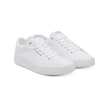 Pánské tenisky Tenisky Tommy Hilfiger Th Hi Vulc Low Core Canvas FM0FM05396 Bílá 44