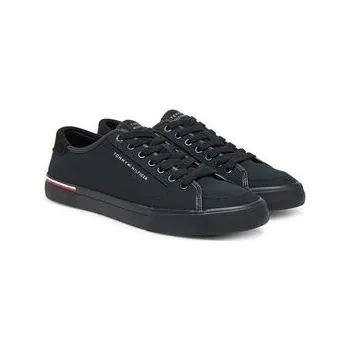 Oblečení a móda Tenisky Tommy Hilfiger Core Corporate Vulc Canvas FM0FM05398 Černá 42