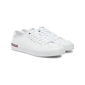 Dámské tenisky Tenisky Tommy Hilfiger Core Corporate Vulc Leather FM0FM05399 Bílá 40