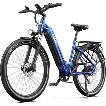 Elektrokolo ONESPORT Městské elektrokolo ONESPORT OT05, 250W 36V 18,2Ah baterie, 27,5'' MODRÁ|ČERNÁ 2025